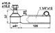 Kugelgelenk zu John Deere 0011101321