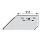 Quickfit - Schare links anstelle von Kverneland KK083017R