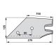 Quickfit - Halter rechts anstelle von Kverneland KK083012R