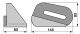 Sohlenklotz links anstelle von Rabe 2700.30.02