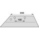 Scharblatt links p.z. Regent 540.50.20 2