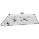 Wechselspitzschare links p.z. Regent 33.21.292, DW 440 SL