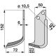  Bogenmesser links anstelle von Bcs 42304
