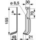  Bogenmesser links p.z.Agria 125027130