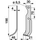 Bogenmesser links p.z. Agria 616113