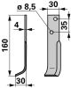 Bogenmesser links anstelle von Agria 27134