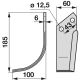 Bogenmesser links p.z. Agria 70233