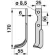 Bogenmesser links p.z. Bcs B580.43432.5