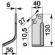 Bogenmesser links p.z.Bcs B580.48434.3