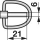 Klappstecker anstelle von Amazone DG086