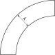 Rohrbogen 90 Grad, 6 Zoll, AD 150 x S 2 mm