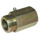 Schmierbuchse M35 x 2 mm, für 8 Zoll Schieber, L 57 mm