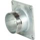 Flansch mit Gewinderohr 4 Zoll, LA 150 mm, verzinkt