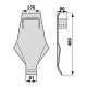 Gleitkufe anstelle von Kuhn 55719510