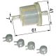 Benzinfilter v.a.v. Kohler 2505002, Briggs 691035, 493629