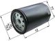 Kraftstofffilter zu Ruggerini 0014361033