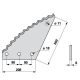 Mischwagenmesser anstelle von Strautmann 60903500