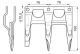 Führungsdreifachfinger 24mm oxidrot 0015011196