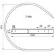 Abstreifer 46mm 1721420501 z.W. 0015471178