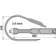Pickup Abstreifer anstelle von John Deere CC133534
