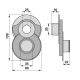 Exzenter anstelle von Vogel und Noot FE301200