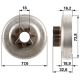 Spurkettenrad Carlton 532778X, 3/8, 7Z