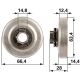 Ringkettenrad Carlton .325, 7Z, SM 7, 6-111178X