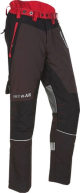 Schnittschutzhose Herren-grau-rot G.: XXL