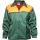 Waldarbeiterjacke S = 46/48 grün/leuchtorange