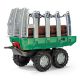 Rolly Toys Timber Trailer Tandemachser grün
