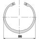 Sicherungsringe Dm 80 x 2,5 mm p.z. 62.15.00