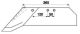 Winkelschare links T62-14W, 14“