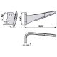 Kreiseleggenzinke links beschichtet Original Rabe 0012384116208