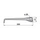 Hebel L 250 mm p.z. Mörtl N68