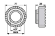 Lagerdeckel AD 77 mm p.z. Mörtl N78
