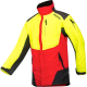 Forstjacke Herren-rot-leuchtgelb-schwarz G.: 3XL 
