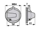 Hakendeckel H 41 mm p.z. Mörtl N79W