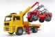 MAN Abschlepp LKW mit Geländewagen 02750