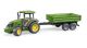 Traktor John Deere 5115 M mit Bordwandanhänger  02108