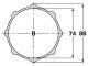 Dichtring 86x74x4 mm p.z. 55.17.12