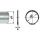 Sicherungsringe Dm 25 x 1,2 mm, für Wellen A, 10 Stück Federstahl blank, DIN471