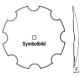 Eggenscheibe gezahnt D=660mm 0012401279