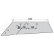 Wechselspitzschare links p.z.Regent 33.21.324, DW 445 SL