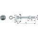 Flachrundschraube M16 x 60 4.8, DIN603, verzinkt, 50 Stück