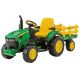 John Deere Ground Force mit Anhänger 12V