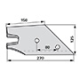 Quickfit - Halter links anstelle von Kverneland KK083013R