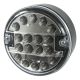 LED Rückleuchte Blink- Brems- Schlussleuchte, klar, d = 140 mm