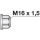 Selbstsichernde Bundmutter M16x1,5 Güte 10.9 1 Stück