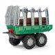 Rolly Toys Timber Trailer Tandemachser grün