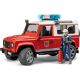 Land Rover Feuerwehr mit Feuerwehrmann 02596